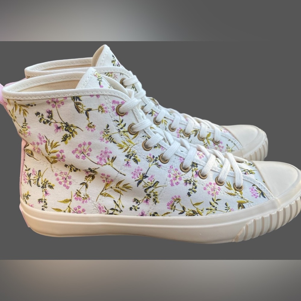 NWOB J. Crew Womens Canvas High Top Sneakers Size 8.5 Women’s